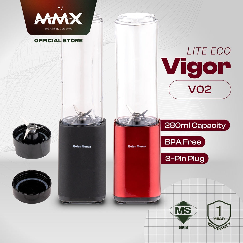 Batidora pequeña medion personal blender md 16044 - 300w - vaso 05l - 1  velocidad - negro/acero inox