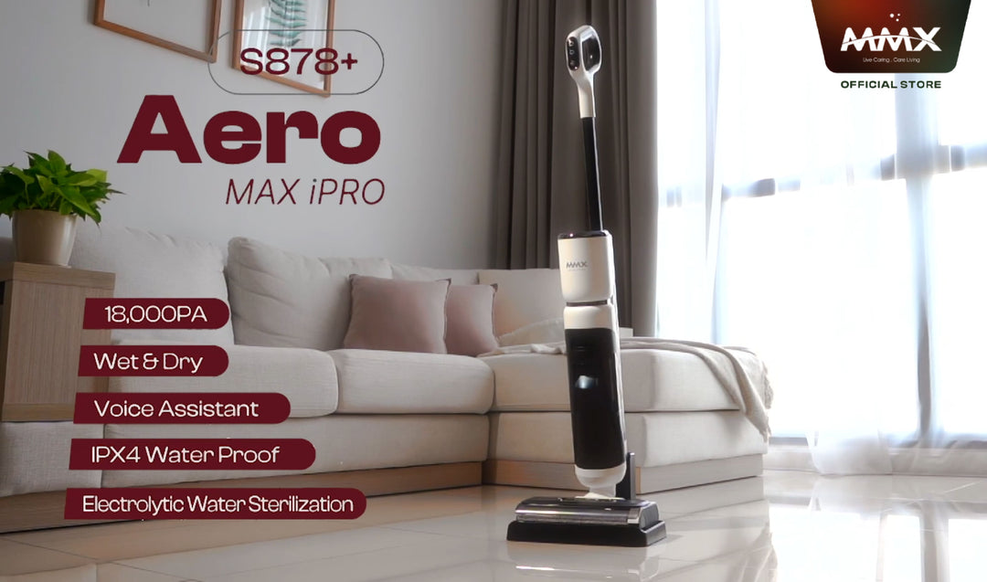 The enhanced Floor Washer every household needs, the MMX Aero Max iPro S878+ Cordless Floor Washer