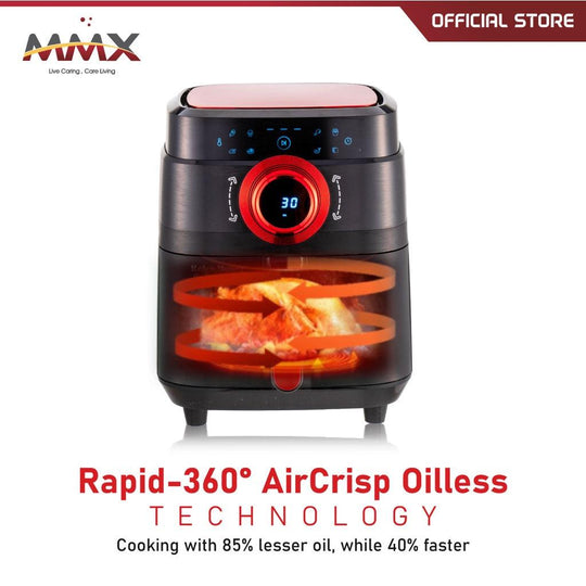 MMX Sirocco Plus KM60 3D Ecoheal Non Stick Digital Air Fryer 8.5L