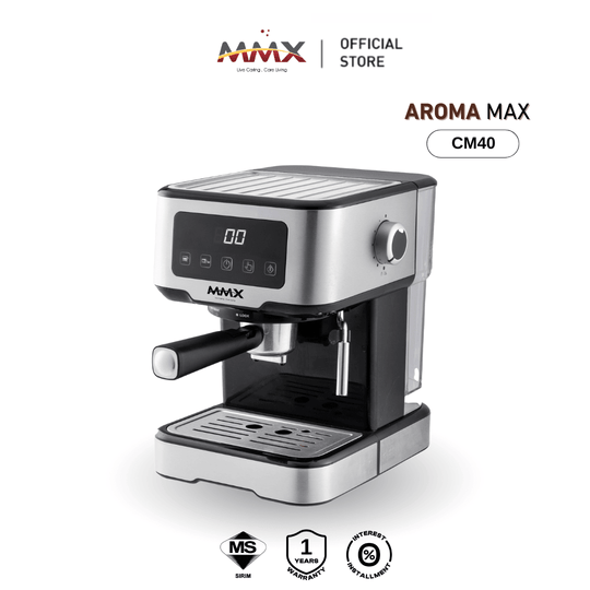 MMX Aroma Max CM40 3-in-1 Capsule / Milk Frothing and Espresso Powder 20 Bar Coffee Machine