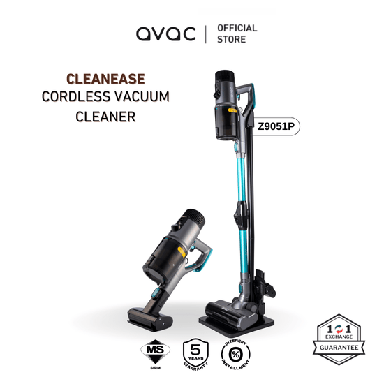 Avac CleanEase 2in1 Cordless Vacuum Cleaner | The Ultimate 38Kpa Suction & 630W Brushless Motor Technology