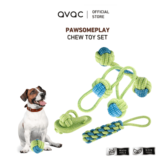 Avac PawsomePlay Kit: Next-Gen Pet Chew Toy Set for Endless Fun