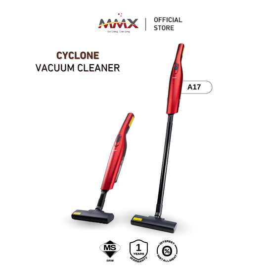 MMX Cyclone Pico A17 Cordless Handheld Vacuum Cleaner Red MMXVC-177R