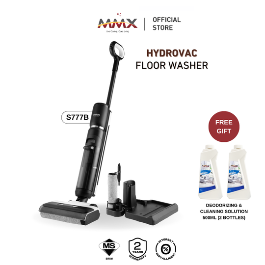 MMX HydroVac S777B Smart Wet Dry Vacuum & Mop Cleaner Floor Washer