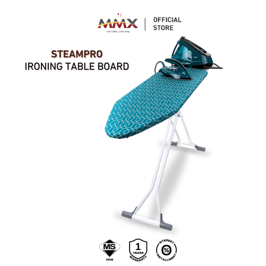 MMX Adjustable Ironing Table Green (MMXIB-160G)