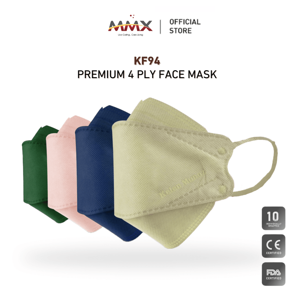 MMX Medical KF94 Premium 4 ply Protective Face Mask