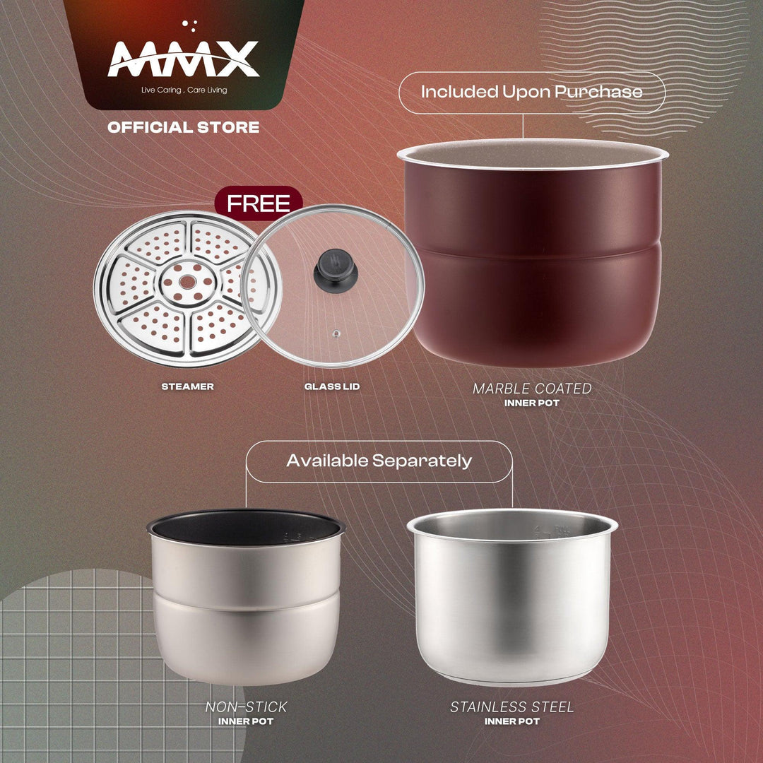 MMX Ewant Cuisinière Lite G40 Pètite Pressure Cooker 4L