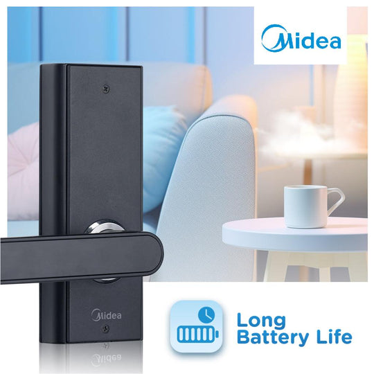 Midea BF205 SecureKey Pro: Smart Door Lock with Fingerprint | Password & RFID Card Access