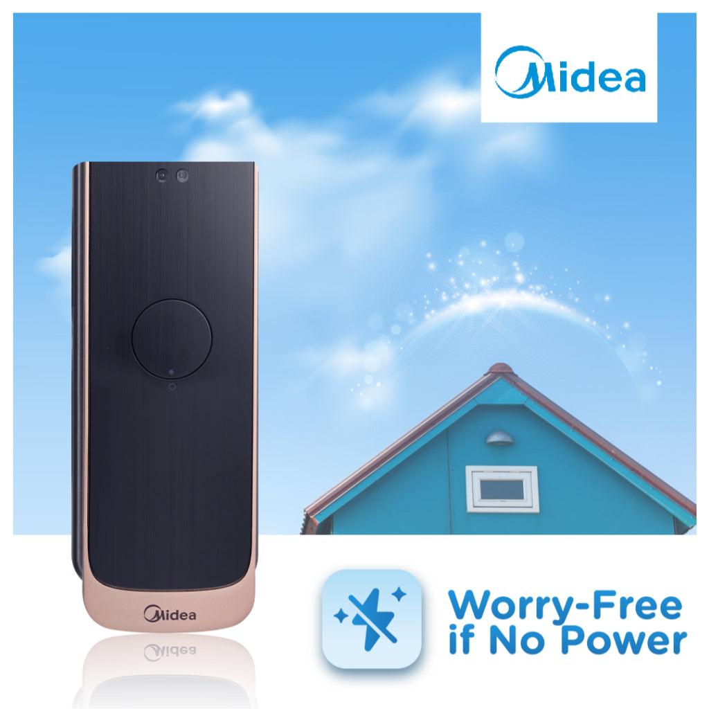 Midea BF550 UltraDigital MasterLock: Advanced 3D Facial Recognition Smart Door Lock Technology