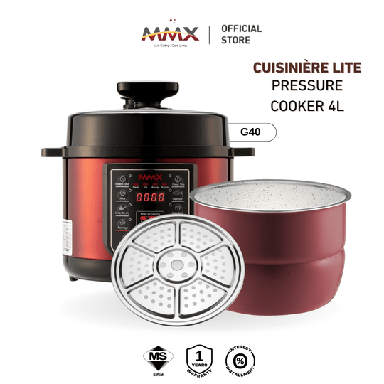 MMX Ewant Cuisinière Lite G40 Pètite Pressure Cooker 4L