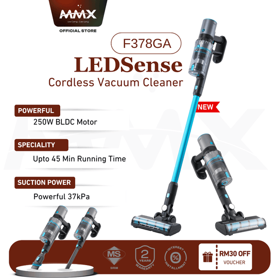 MMX LEDSense F378GA Versatile Cordless Vacuum Cleaner