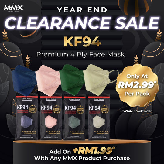 MMX Medical KF94 Premium 4 ply Protective Face Mask