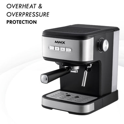 MMX Aroma Pro CM30 Espresso Machine 15 Bar Stainless Steel Coffee Maker