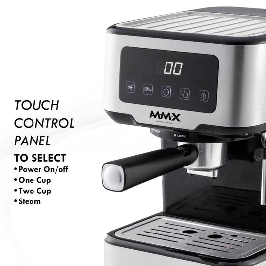 MMX Aroma Max CM40 3-in-1 Capsule / Milk Frothing and Espresso Powder 20 Bar Coffee Machine