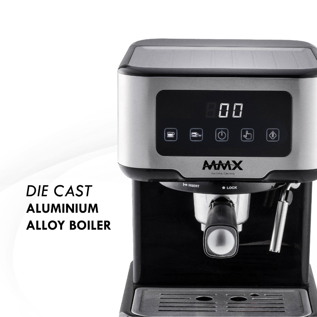 MMX Aroma Max CM40 3-in-1 Capsule / Milk Frothing and Espresso Powder 20 Bar Coffee Machine
