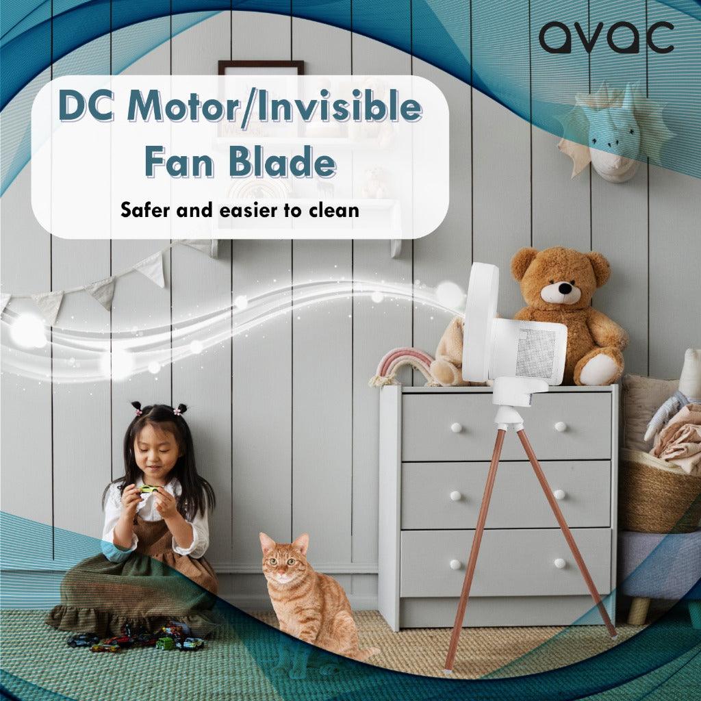 AVAC AeroSense Pro Air Purifier Bladeless Fan: 35W Power, Oscillating Purification (CRO822)