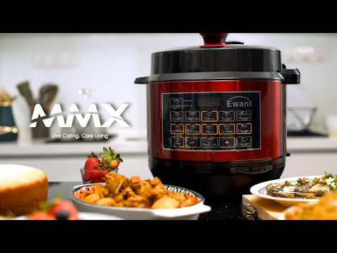 MMX Ewant Cuisinière Pro GP60 Extra Safety & Double Pressure Regulator Pressure Cooker 6L