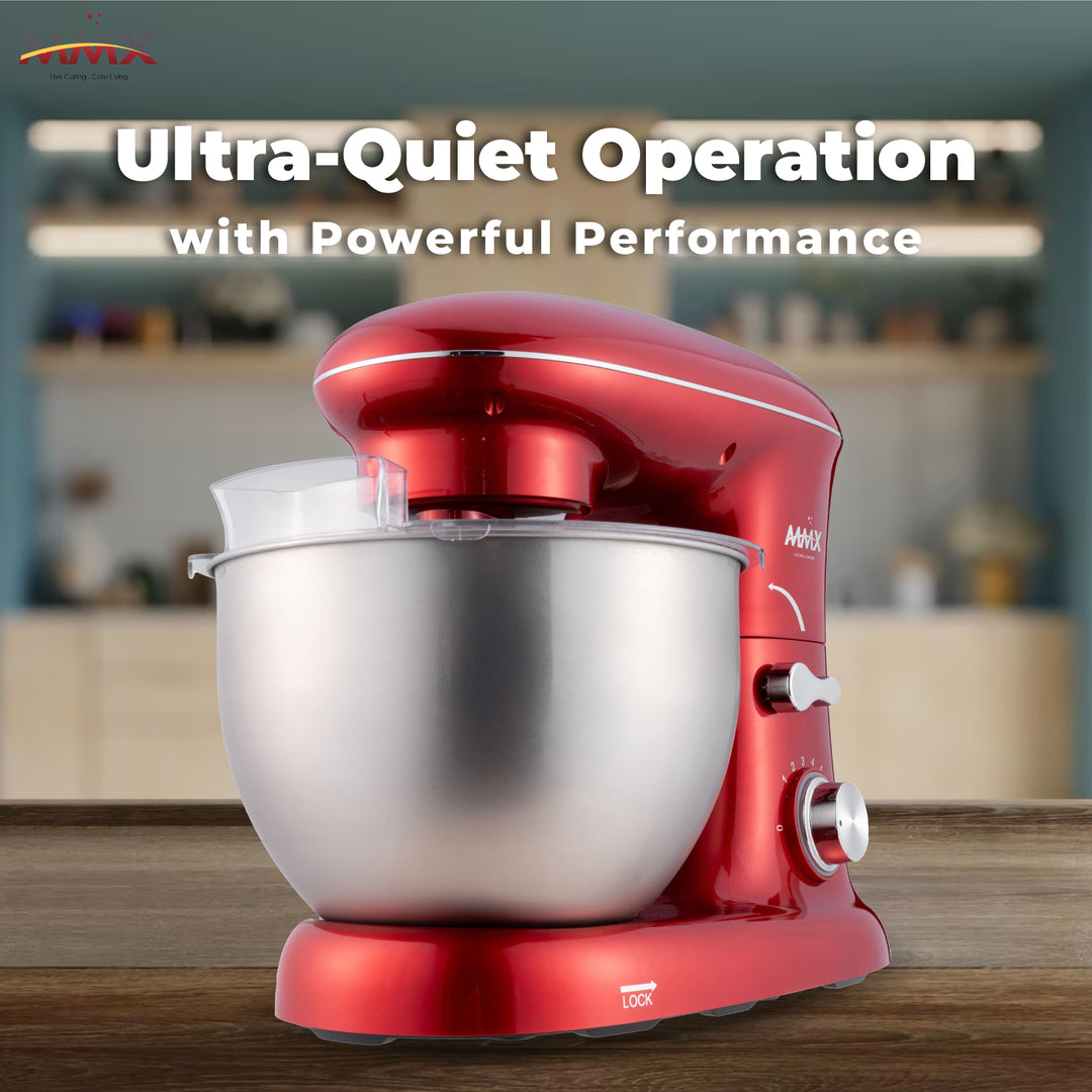 MMX UltraWhisk Pro: 1400W Stand Mixer with 5.5L Stainless Bowl (M6088)