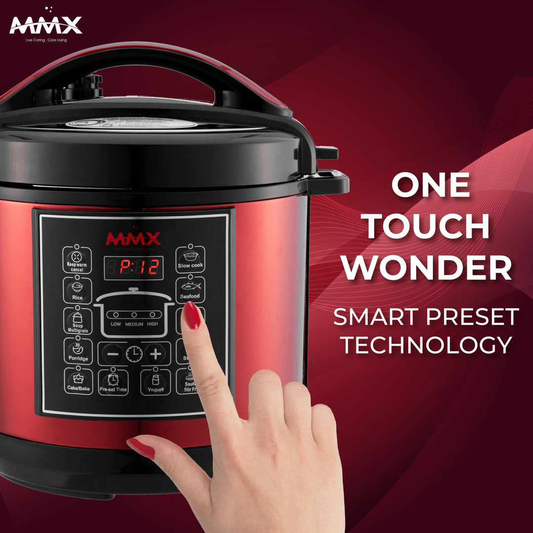 MMX UltraChef (100R) All-in-One Digital Pressure Cooker 6L: Fast, Safe, Delicious