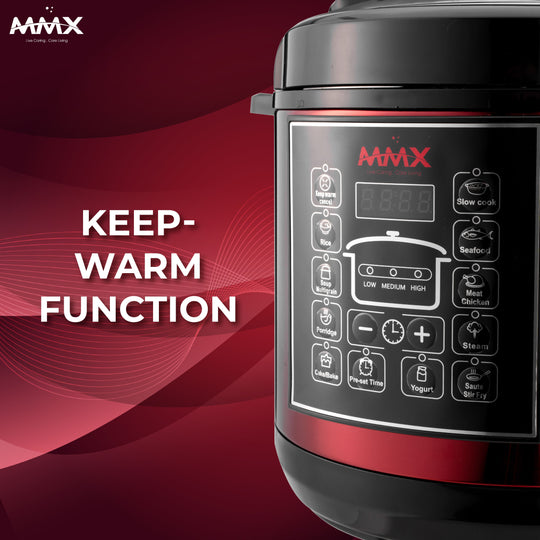 MMX UltraChef (100R) All-in-One Digital Pressure Cooker 6L: Fast, Safe, Delicious